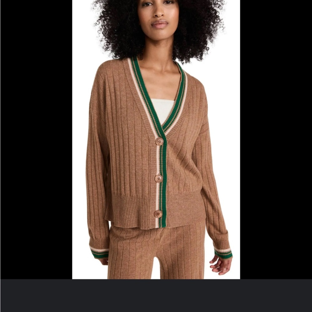 Monrow wool/cashmere cardigan sweater